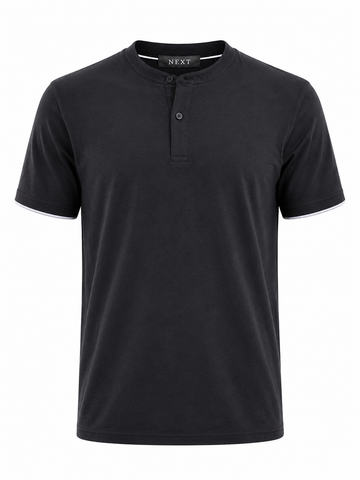 Next Men Black Band T shirt
