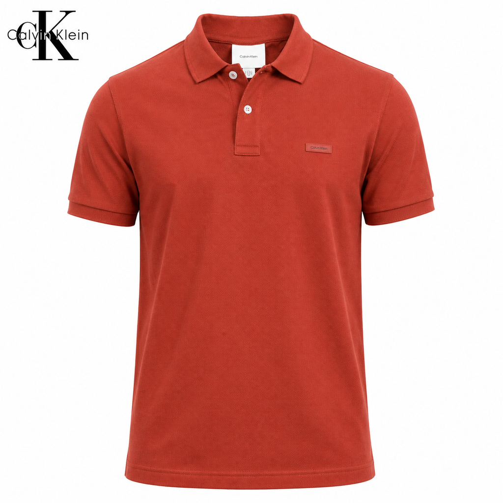 Calvin Klein Orange Men Polo