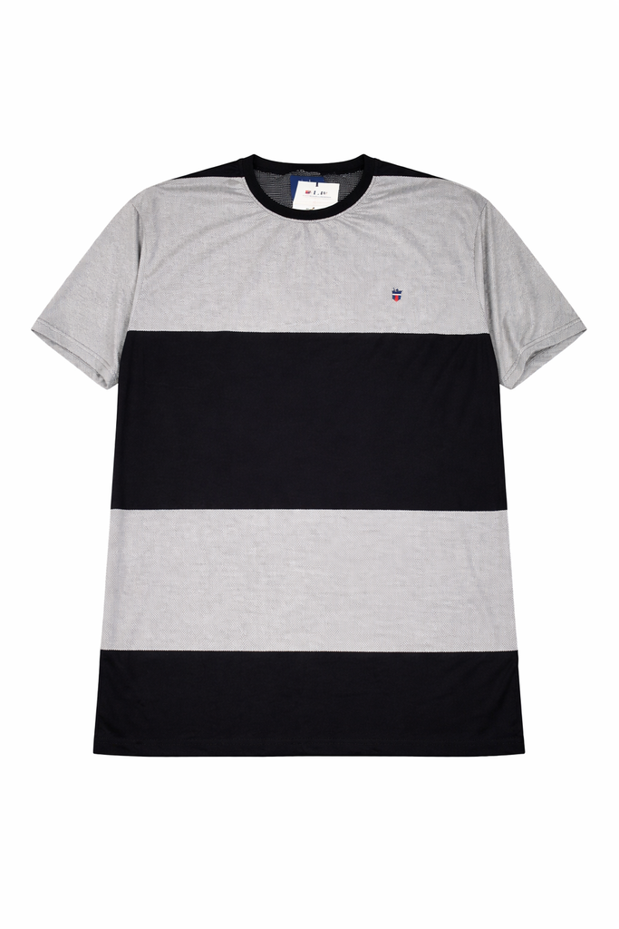 Louis Phillippe Men Stripe T shirt