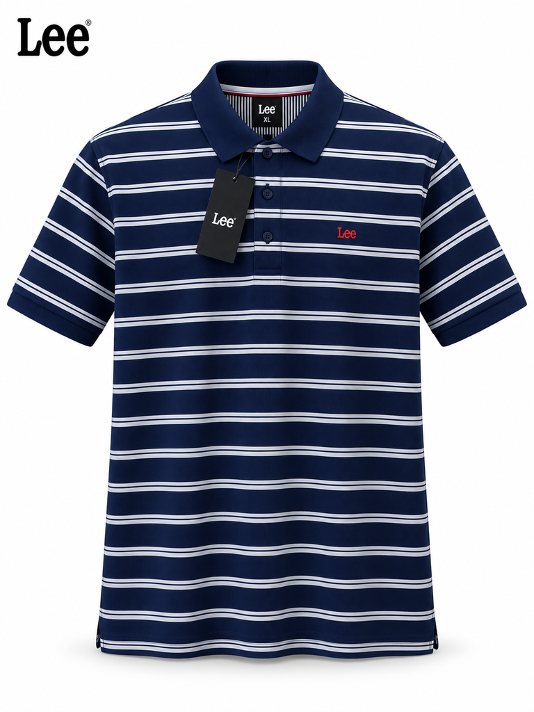Lee Men Stripe Polo