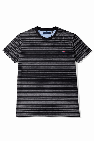Tommy Hilfiger Men Black Stripe T shirt