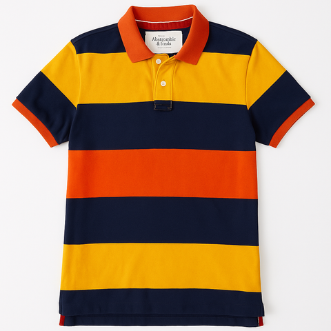 Abercrombie & Fitch New York Stripe Polo
