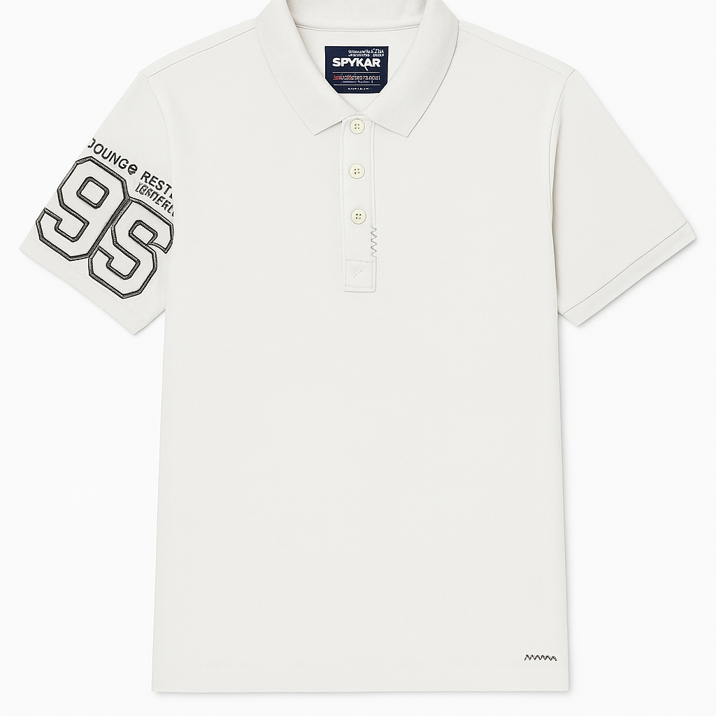 Spyker Men Off White Men Polo