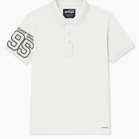 Spyker Men Off White Men Polo