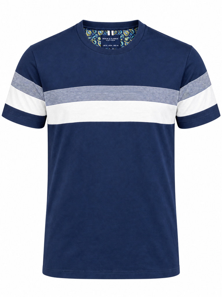 Denim & Flower Men T shirt