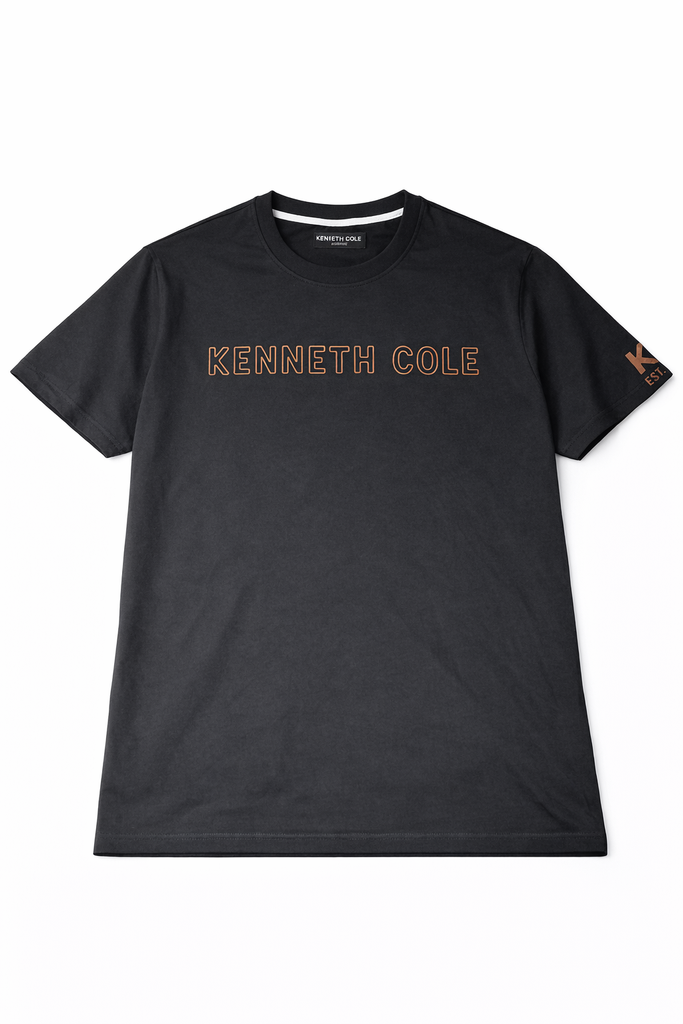 Kenneth Cole Black Men T shirt