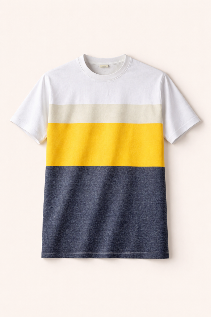 Men Bold Stripe T shirt