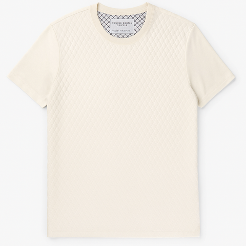Denim & Flower Cream T shirt