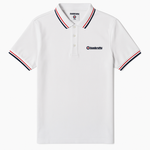 Lambretta  Men White Polo