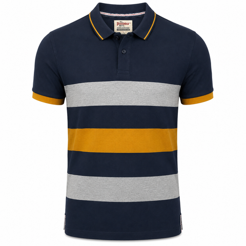 Roadster Men Stripe Polo