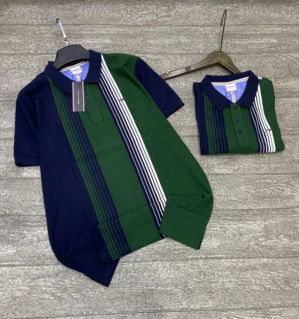 Tommy Hilfiger Men Stripe Polo - Casual