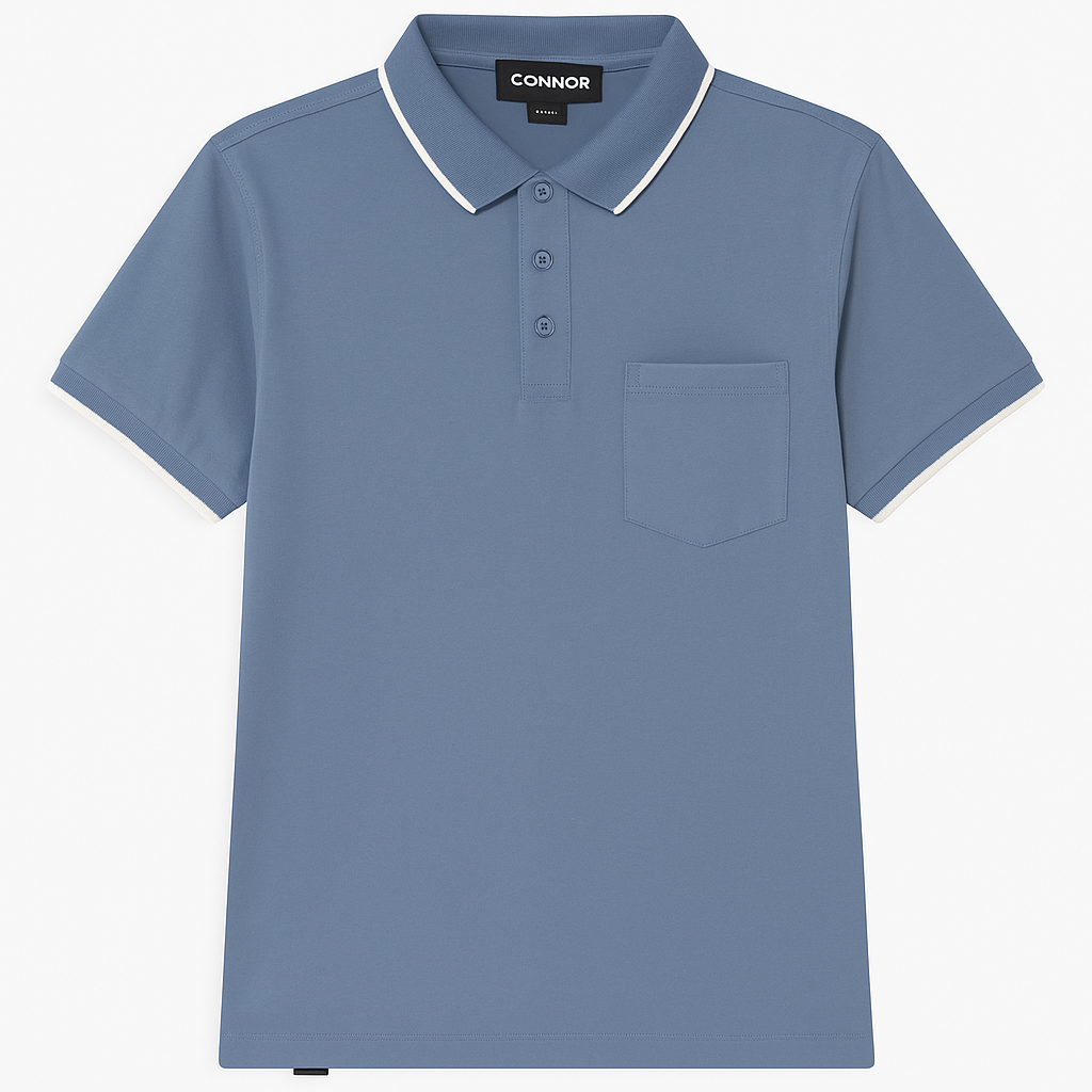 Connor Men Blue Polo