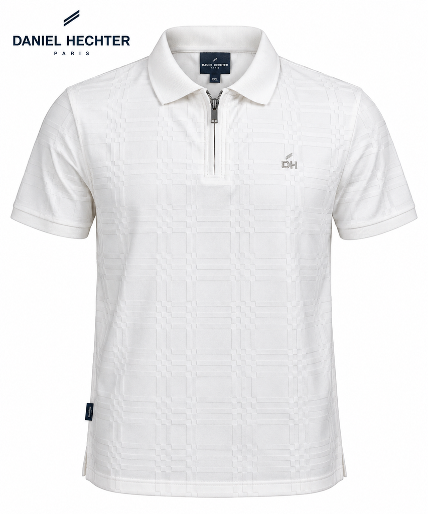 Daniel & Hetcher Men Zip Up Polo