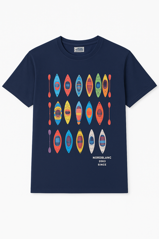 Nord Blanc Blue Vintage T shirt
