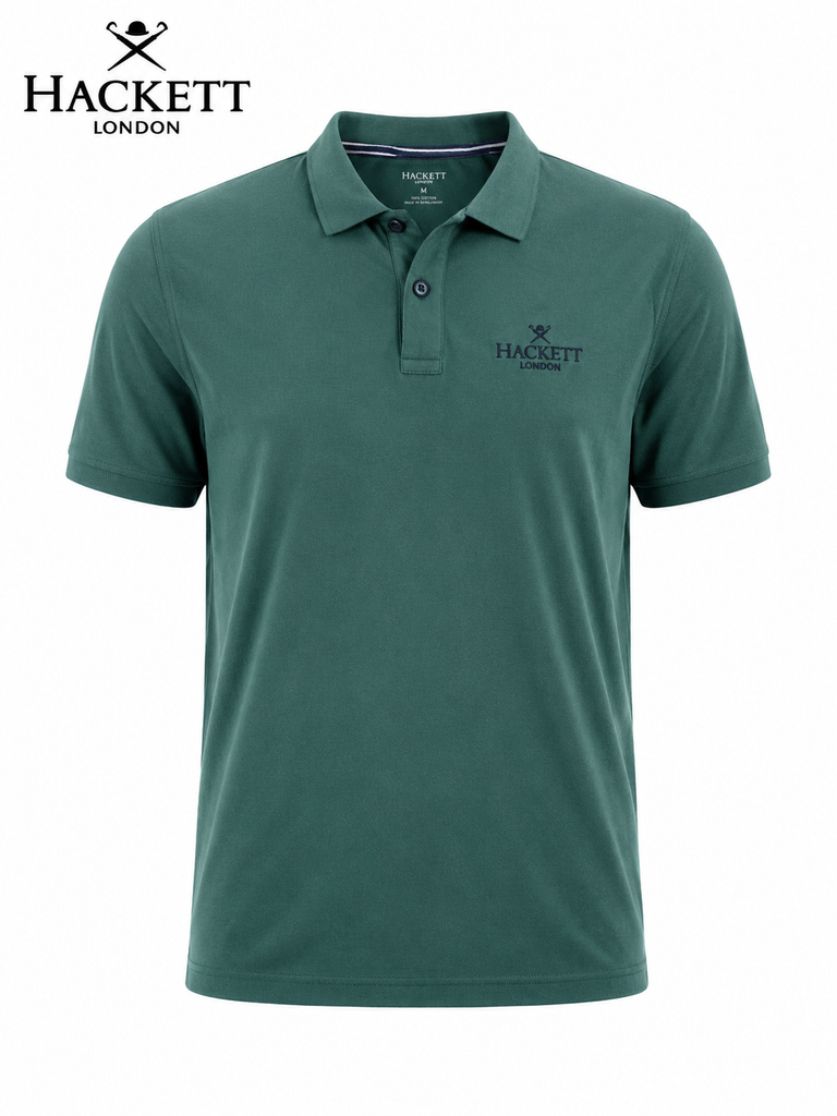 Hackett Men Green Polo