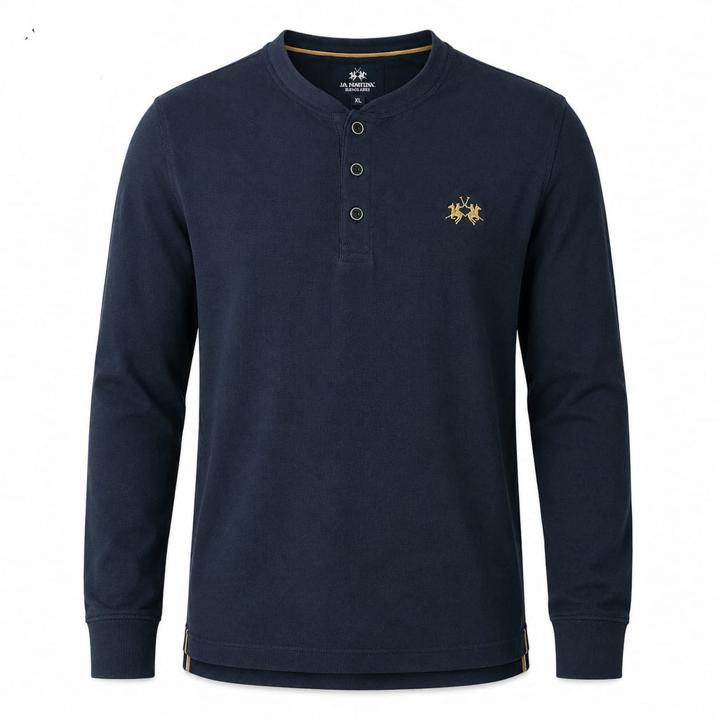 Buenos Aires Men  Long Sleeve Polos