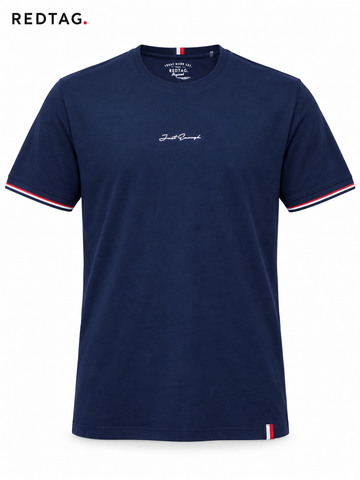 Red Tag Off Navy Blue Men T shirt