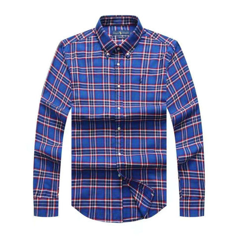 Polo Ralph Lauren Check Oxford Long Sleeve Men Shirt
