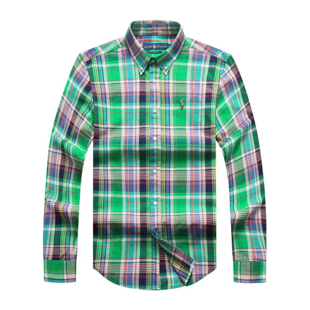 PRL Men Check Long Sleeve Shirt