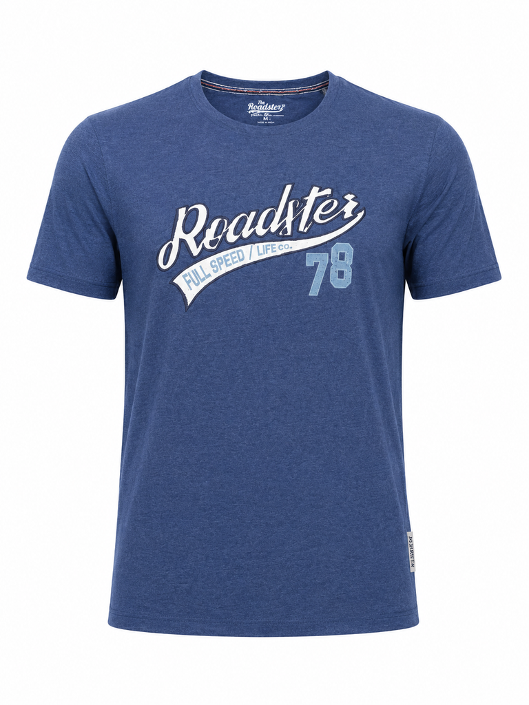 Roadster Round Neck Men T shirt