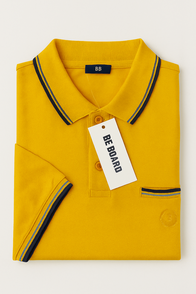 Be Board Yellow Men Polo
