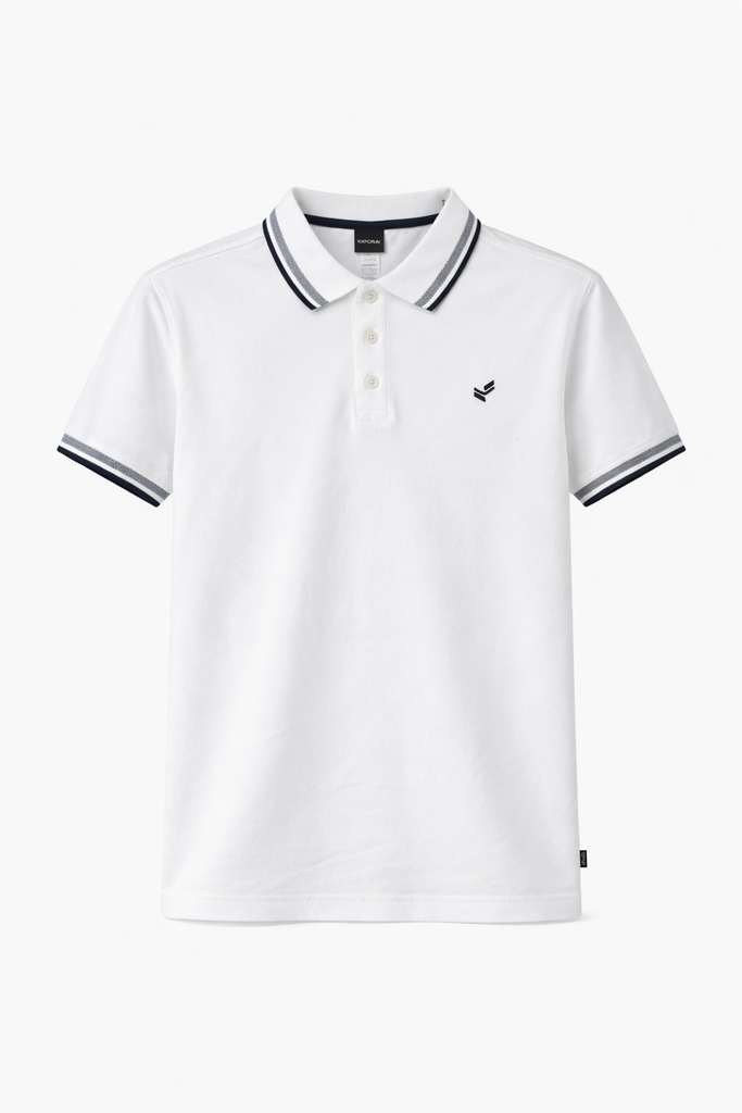 Kaporal Jeans Men White Polo