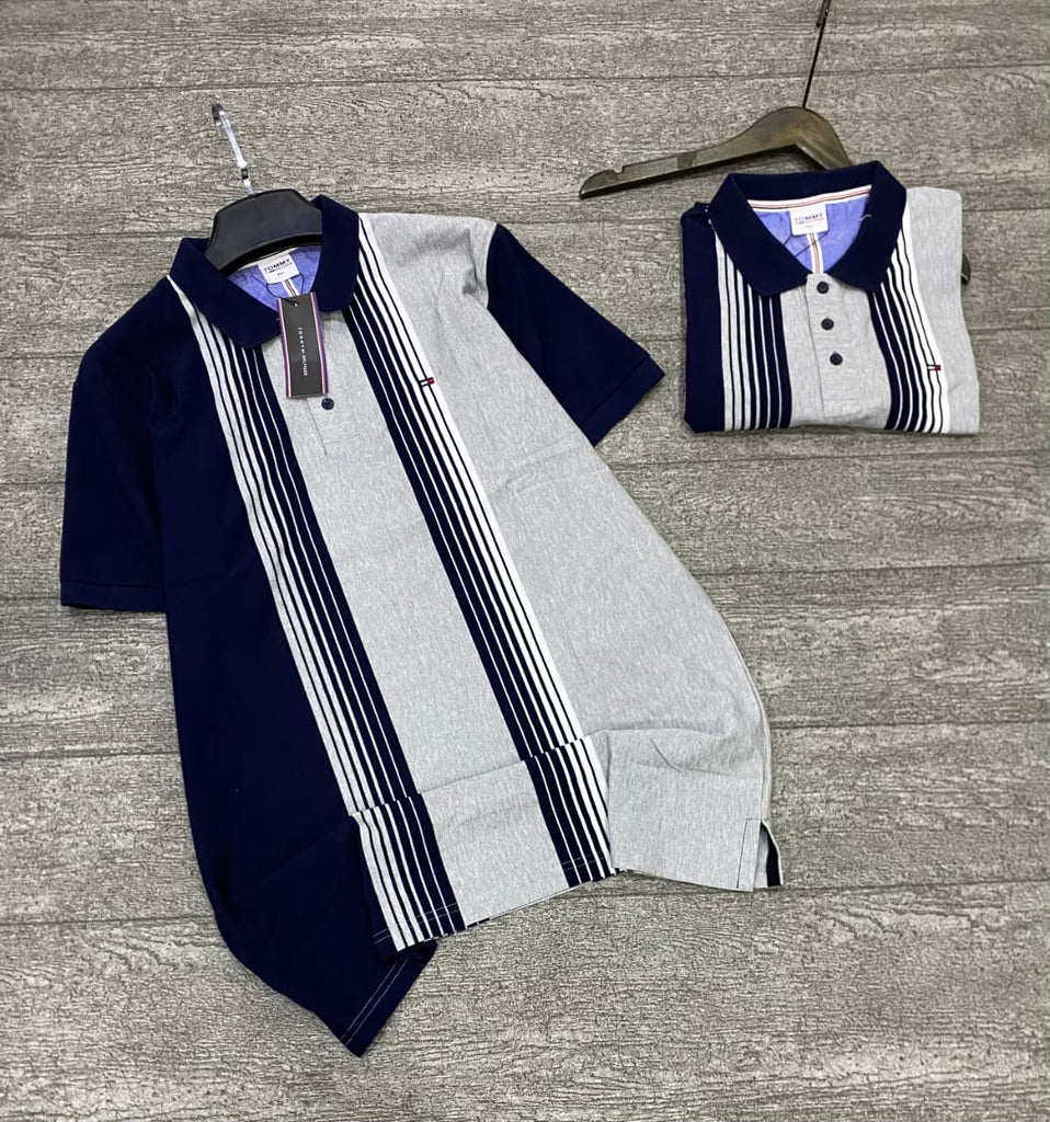 Tommy Hilfiger Men Stripe Polo - Casual