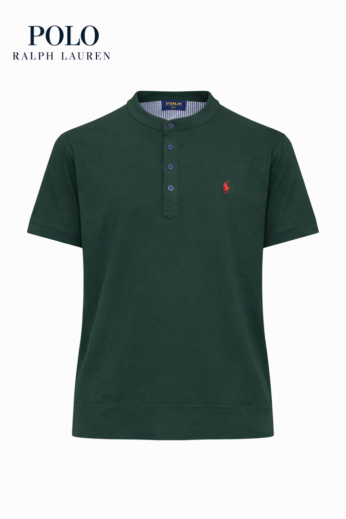 Polo RL Men Band Collar T shirt