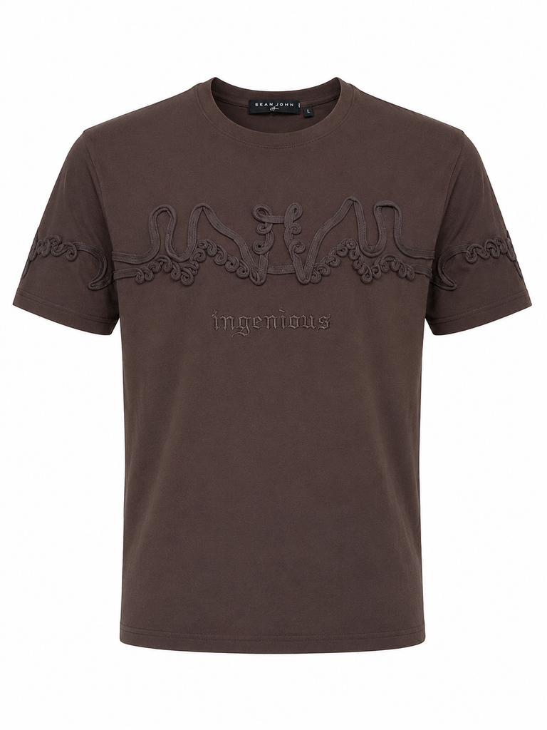 Powerlook Brown Vintage Men T shirt