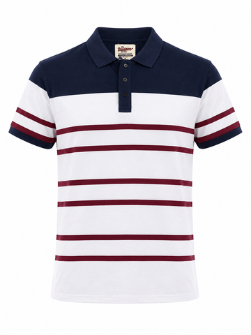 Roadster Men Stripe Polo
