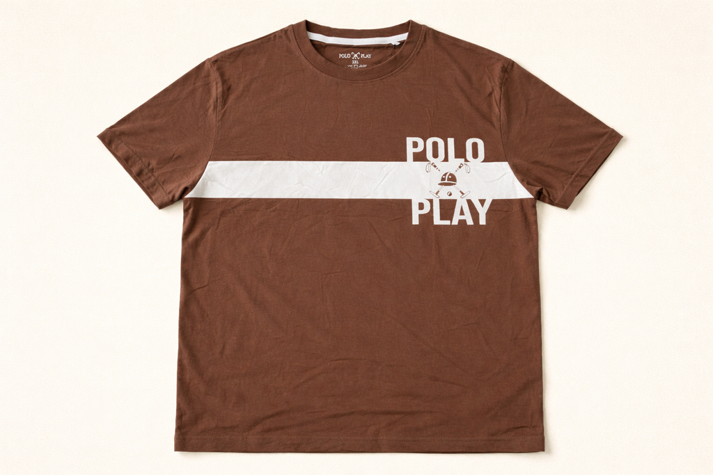 Polo Cross Mallet Brown T shirt