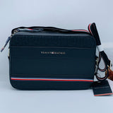 Tommy Hilfiger Black Leather Gretna Crossbody