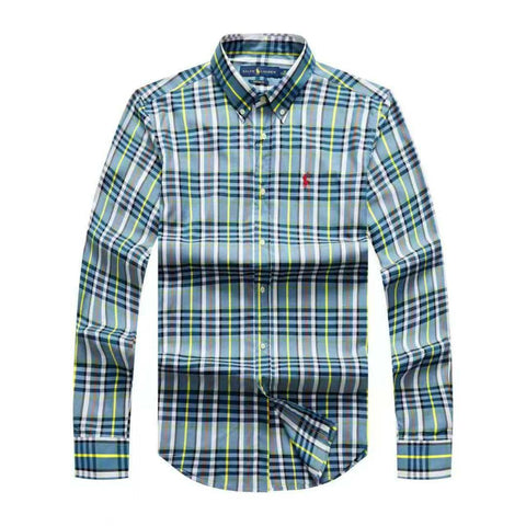 Polo Ralph Lauren Check Oxford Long Sleeve Men Shirt