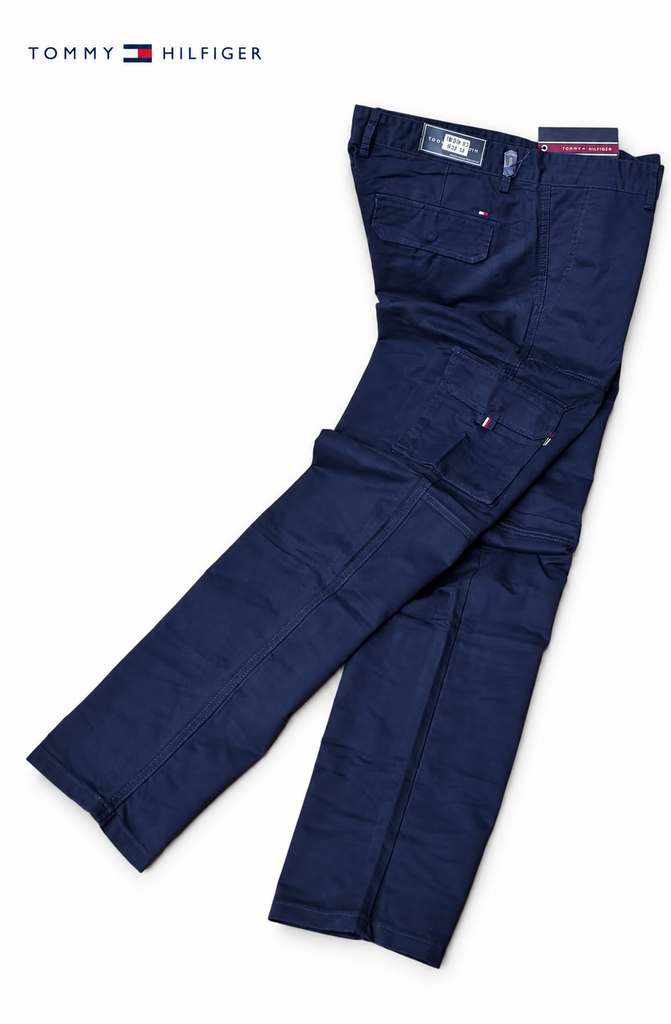 Tommy Men Straight Cut Cargo - Blue