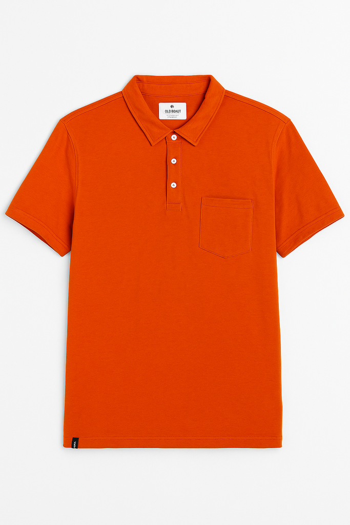 Unrestricted Stone Wash Men Polo