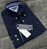 Tommy Hilfiger Men Check Long Sleeve Shirt New York Fit