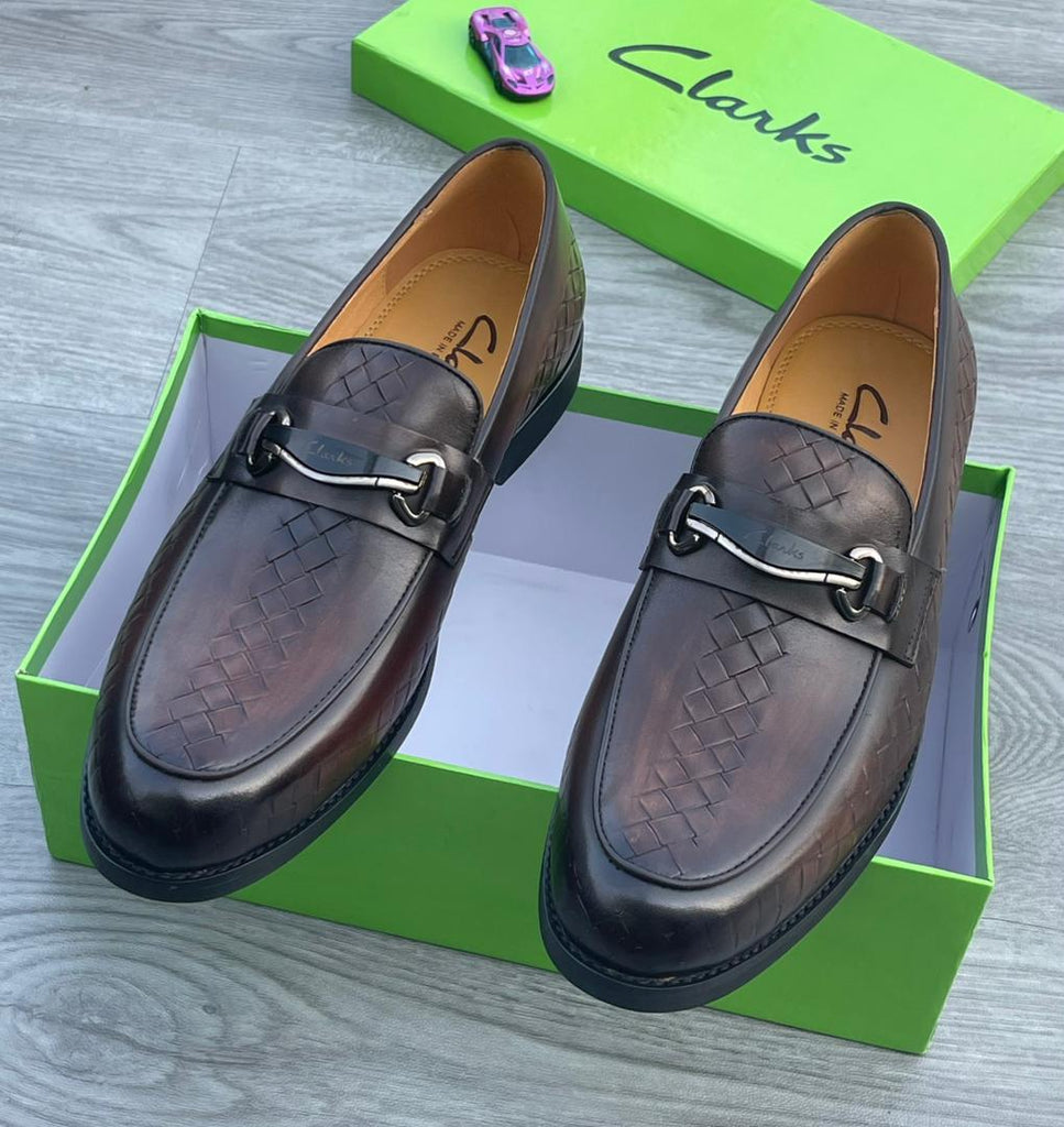 Clarks Brown Leather Shoes