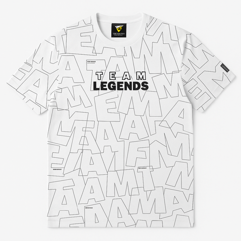 Team Legends White Men T shirt