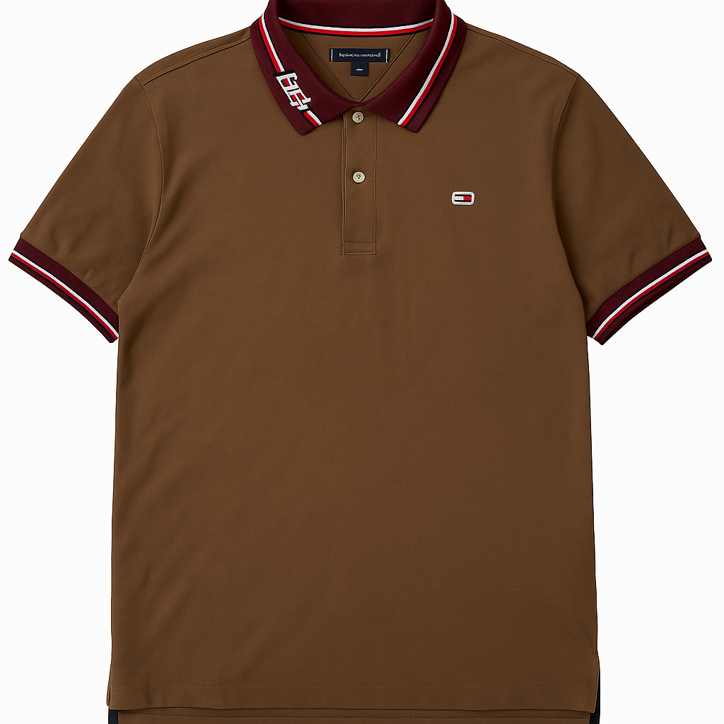Tommy Hilfiger Men Brown Polo