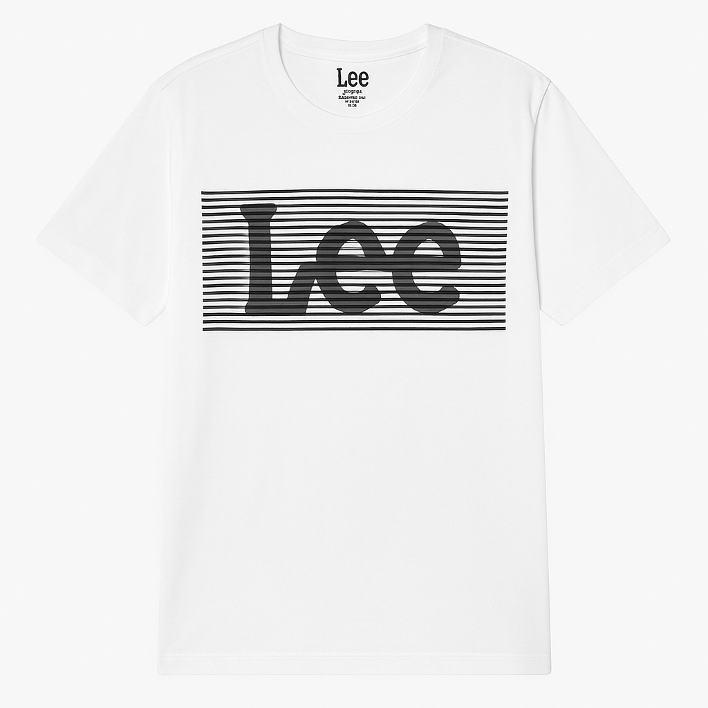 LEE WHITE MEN T SHIRT