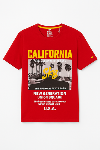 Spunk California Red T shirt