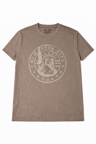 Glam Dept French Brown T shirt