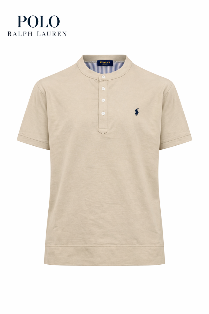 Polo RL Men Band Collar T shirt