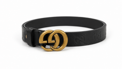 Original Men Black Leather Belt