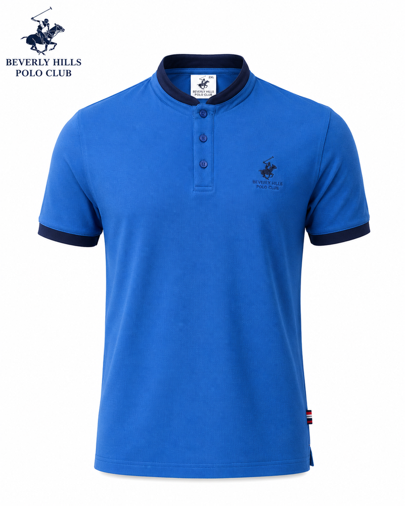 Beverly Hills  Men T shirt- Blue