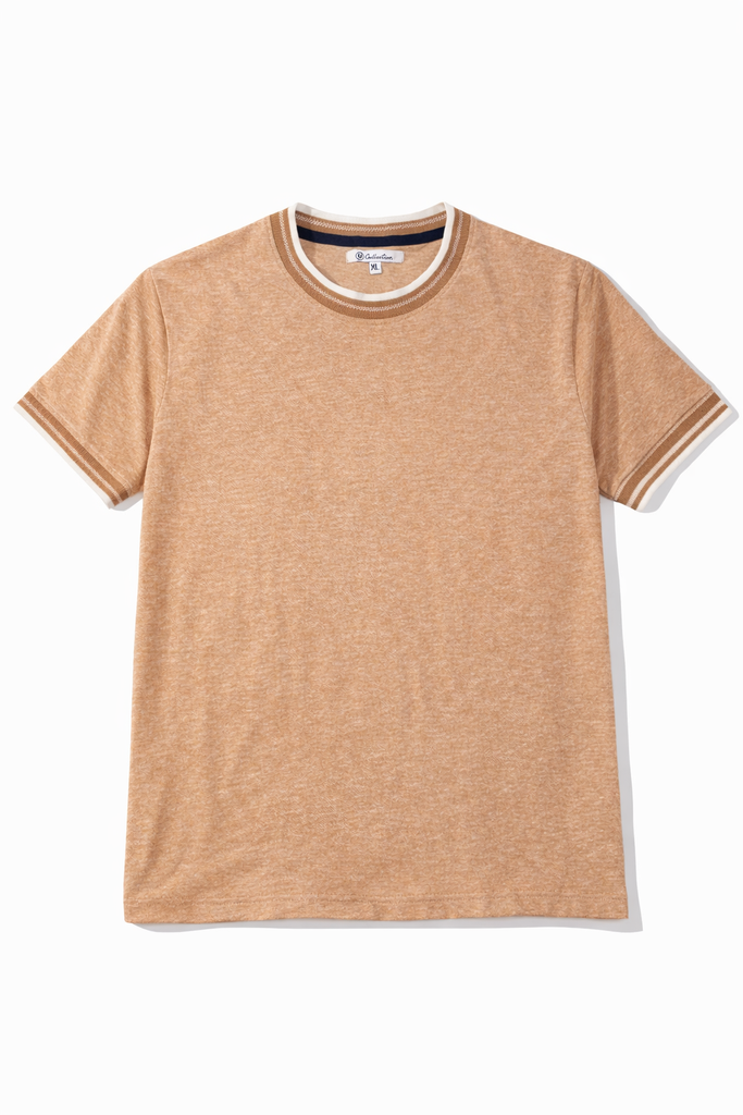 Men Brown T shirt