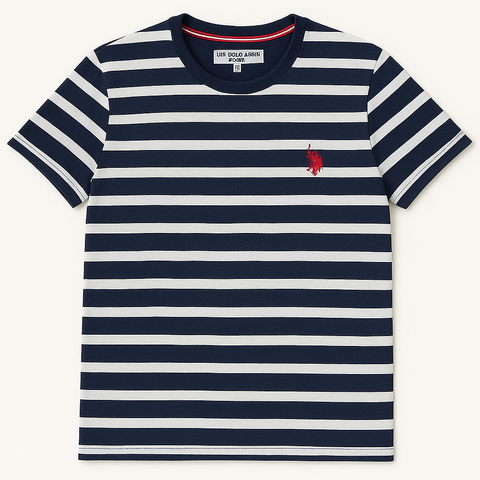 USPA ASSN MEN STRIPE T SHIRT