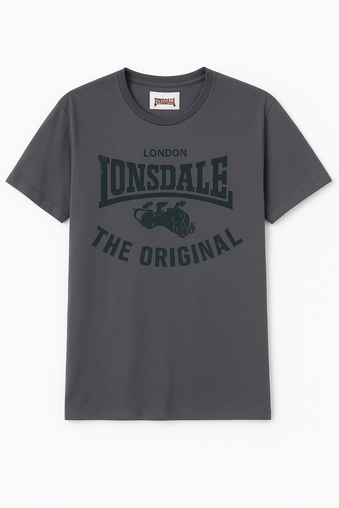 Lonsdale Men Grey T shirt