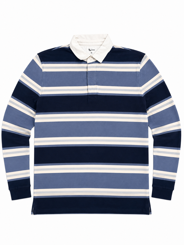 Men Reguler Fit Stripe Polo