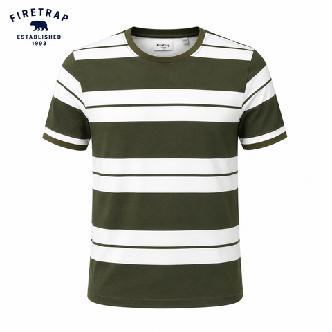 Team Spirit Men Stripe T shirt